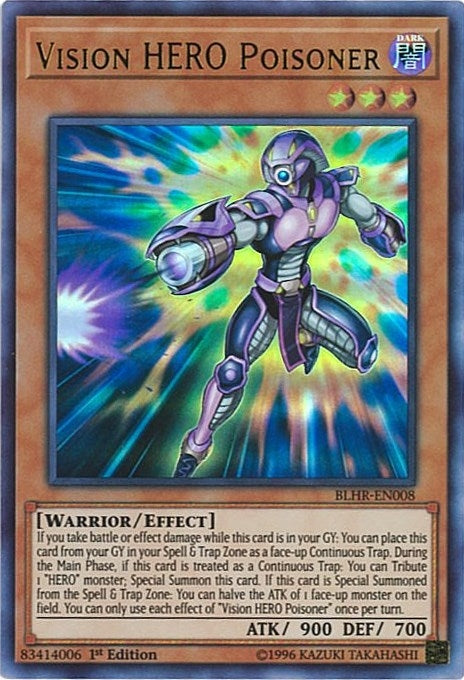 Image for Vision HERO Poisoner (BLHR-EN008) (BLHR) - YuGiOh