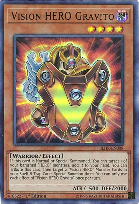 Image for Vision HERO Gravito (BLHR-EN009) (BLHR) - YuGiOh