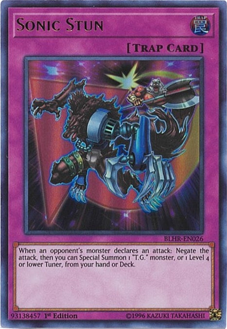 Image for Sonic Stun (BLHR-EN026) (BLHR) - YuGiOh