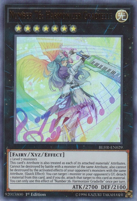 Image for Number 76: Harmonizer Gradielle (BLHR-EN029) (BLHR) - YuGiOh