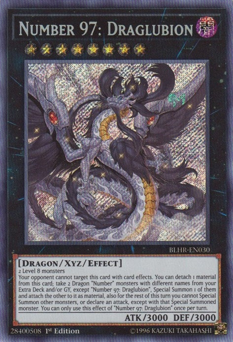 Image for Number 97: Draglubion (BLHR-EN030) (BLHR) - YuGiOh
