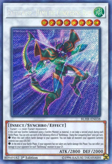 Image for Battlewasp - Hama the Conquering Bow (BLHR-EN038) (BLHR) - YuGiOh