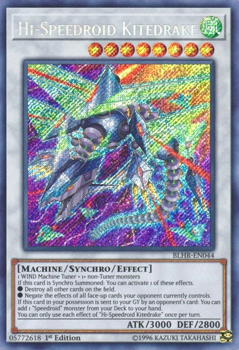 Image for Hi-Speedroid Kitedrake (BLHR-EN044) (BLHR) - YuGiOh