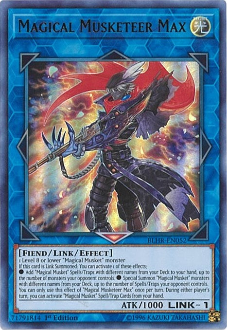 Image for Magical Musketeer Max (BLHR-EN052) (BLHR) - YuGiOh