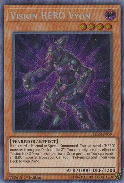 Image for Vision HERO Vyon (BLHR-EN059) (BLHR) - YuGiOh