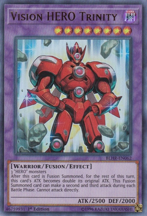 Image for Vision HERO Trinity (BLHR-EN062) (BLHR) - YuGiOh