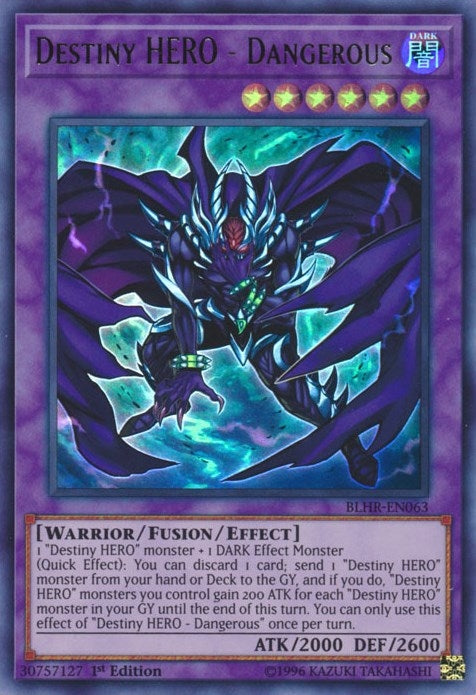 Image for Destiny HERO - Dangerous (BLHR-EN063) (BLHR) - YuGiOh