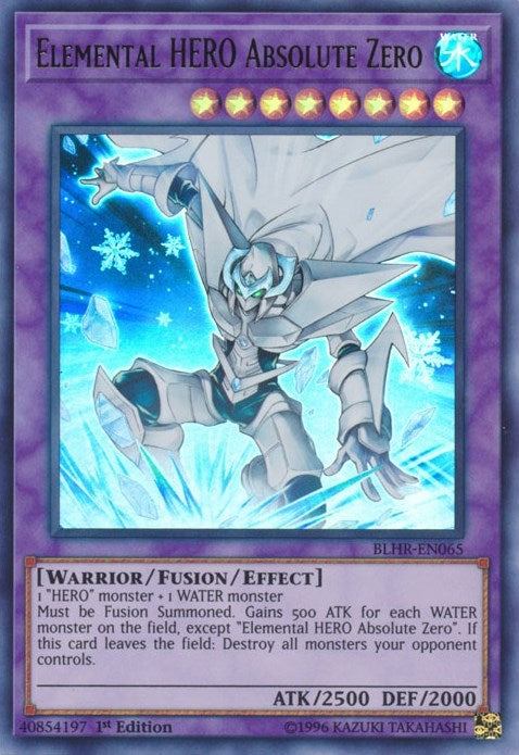 Image for Elemental HERO Absolute Zero (BLHR-EN065) (BLHR) - YuGiOh