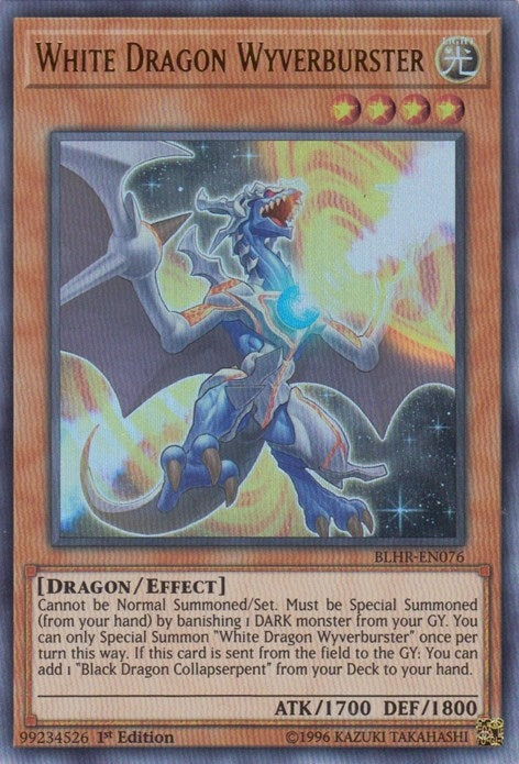 Image for White Dragon Wyverburster (BLHR-EN076) (BLHR) - YuGiOh