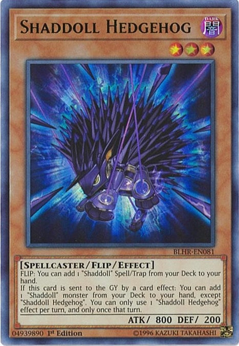 Image for Shaddoll Hedgehog (BLHR-EN081) (BLHR) - YuGiOh