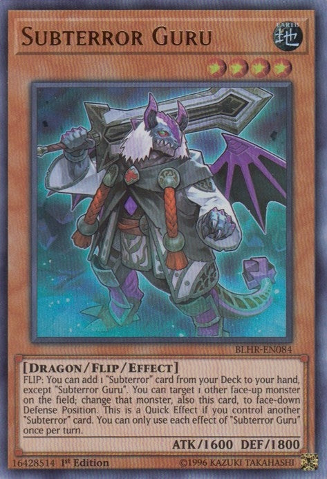Image for Subterror Guru (BLHR-EN084) (BLHR) - YuGiOh