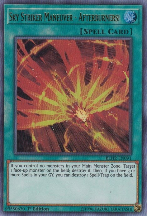 Image for Sky Striker Maneuver - Afterburners! (BLHR-EN091) (BLHR) - YuGiOh