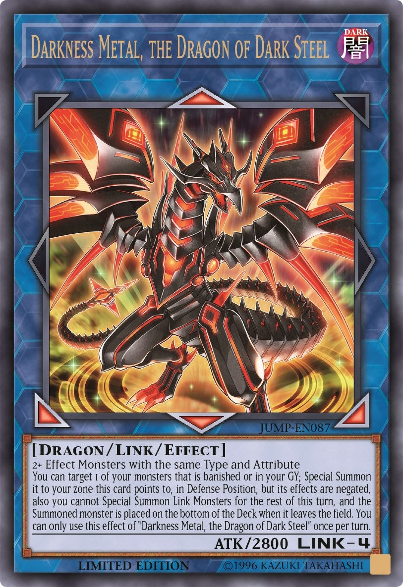 Image for Darkness Metal, the Dragon of Dark Steel (JUMP-EN087) (SJMP) - YuGiOh