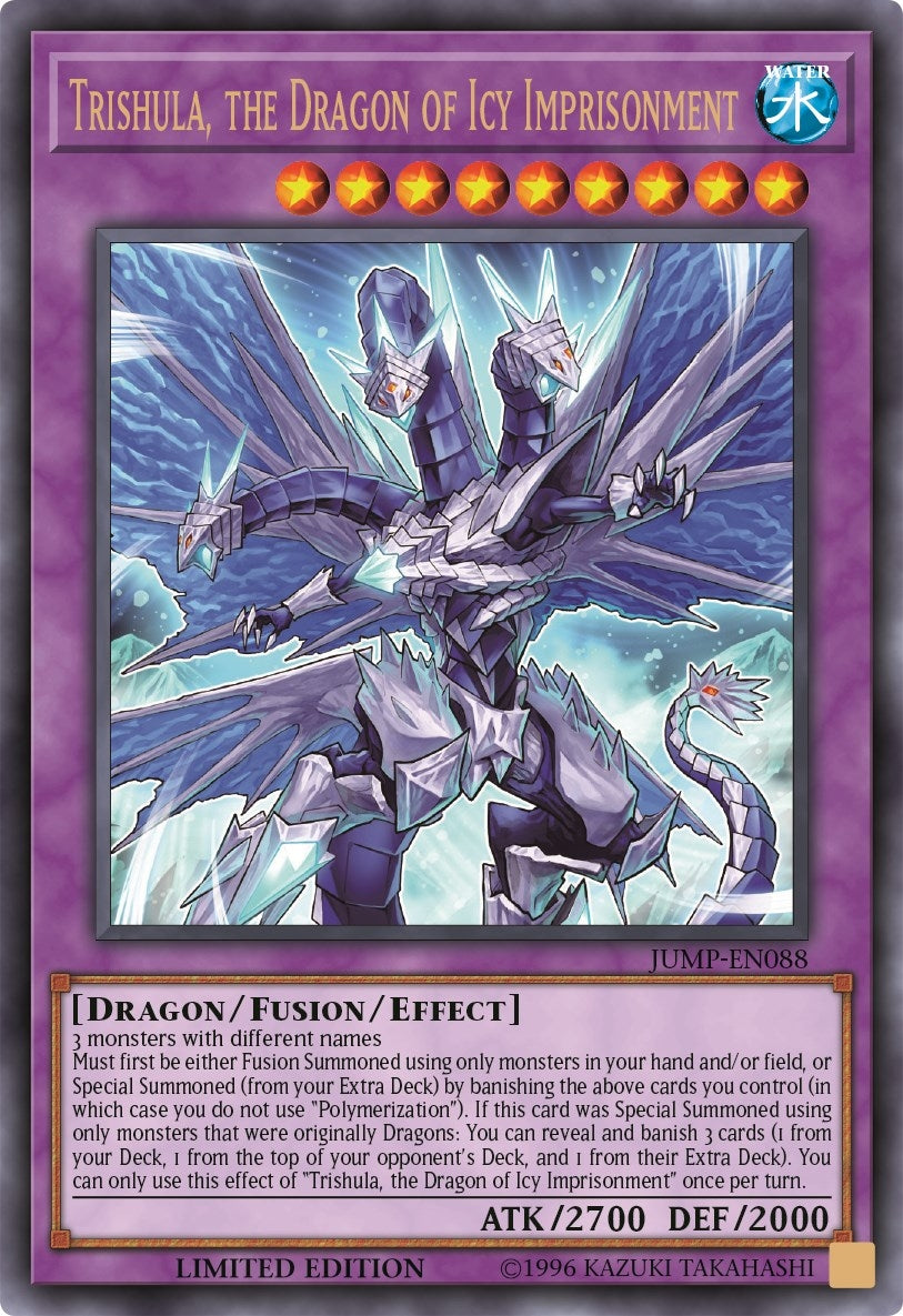 Image for Trishula, the Dragon of Icy Imprisonment (JUMP-EN088) (SJMP) - YuGiOh
