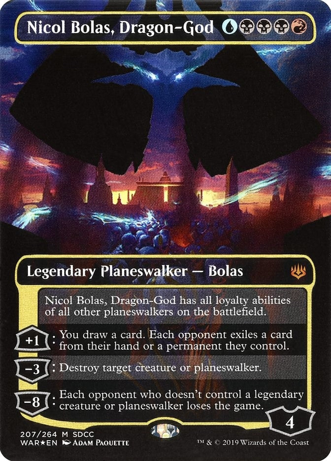 Image for Nicol Bolas, Dragon-God (SDCC 2019 Exclusive) (207) (Media Promos) - Magic: The Gathering