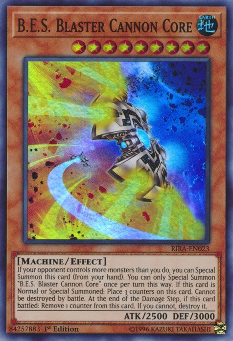 Image for B.E.S. Blaster Cannon Core (RIRA-EN023) (RIRA) - YuGiOh