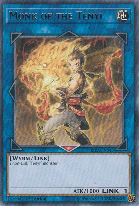 Image for Monk of the Tenyi (RIRA-EN043) (RIRA) - YuGiOh