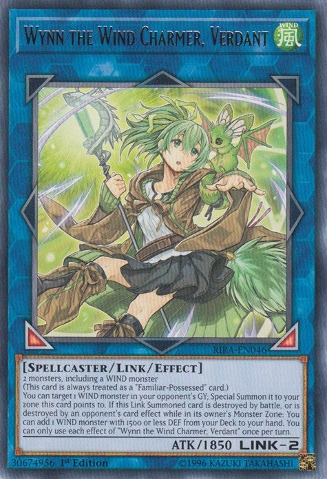 Image for Wynn the Wind Charmer, Verdant (RIRA-EN046) (RIRA) - YuGiOh