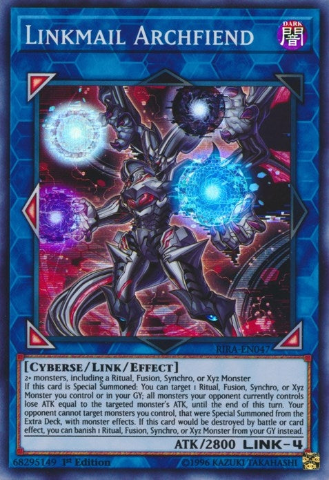 Image for Linkmail Archfiend (RIRA-EN047) (RIRA) - YuGiOh