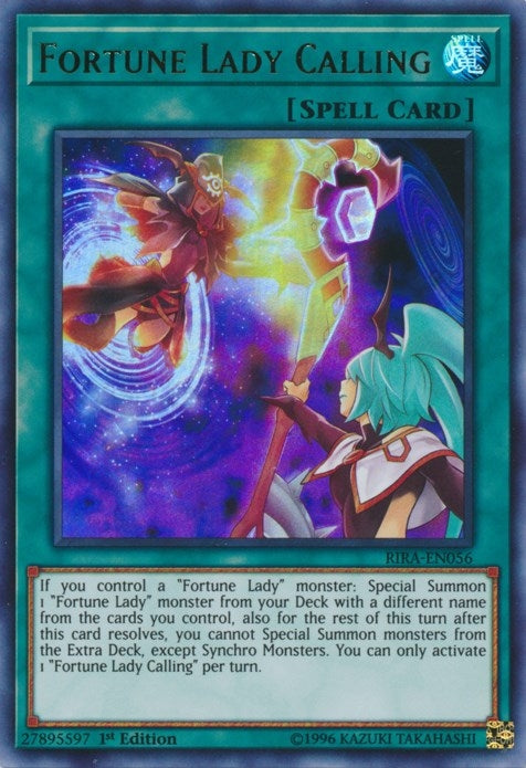 Image for Fortune Lady Calling (RIRA-EN056) (RIRA) - YuGiOh