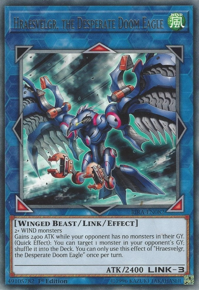 Image for Hraesvelgr, the Desperate Doom Eagle (RIRA-EN082) (RIRA) - YuGiOh