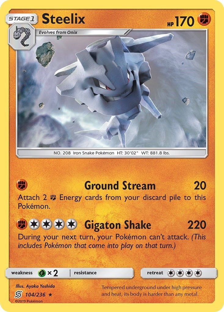 Image for Steelix (104/236) (SM11) - Pokemon