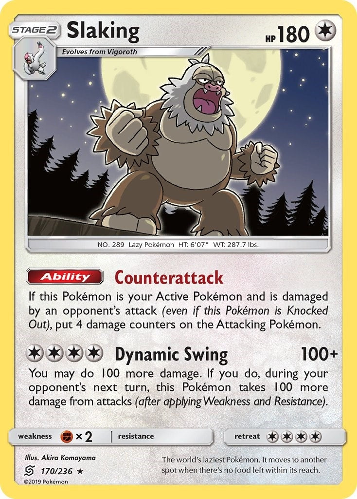 Image for Slaking (170/236) (SM11) - Pokemon
