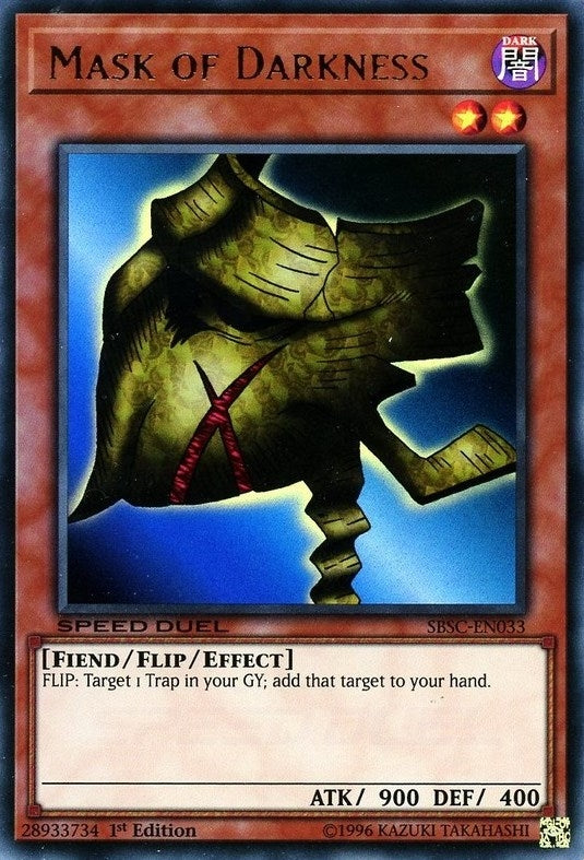 Image for Mask of Darkness (SBSC-EN033) (SBSC) - YuGiOh