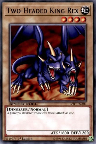 Image for Two-Headed King Rex (SS03-ENA02) (SS03) - YuGiOh