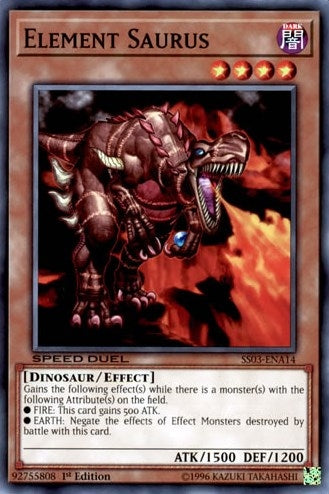 Image for Element Saurus (SS03-ENA14) (SS03) - YuGiOh