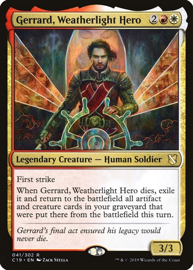 Image for Gerrard, Weatherlight Hero (41) (Commander 2019) - Magic: The Gathering