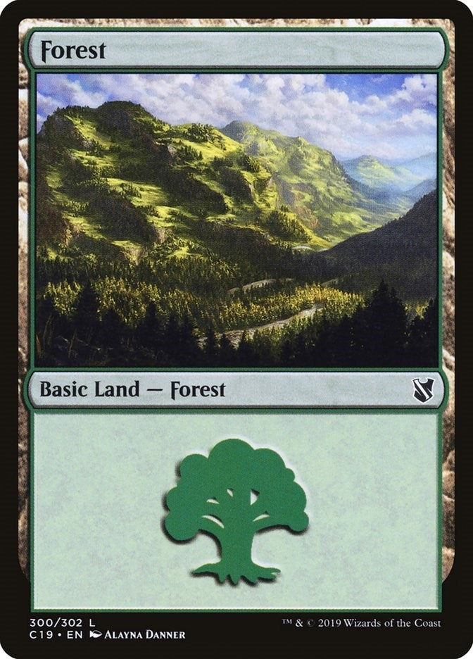 Image for Forest (300) (300) (Commander 2019) - Magic: The Gathering