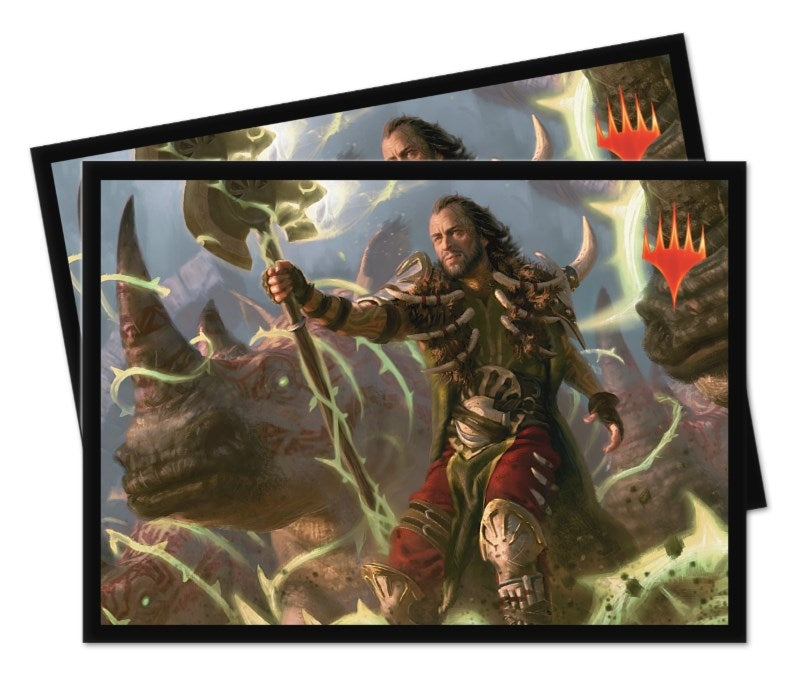 Image for Commander 2019 Standard Deck Protectors V4 - Ghired, Conclave Exile (100-Pack) - Card Sleeves