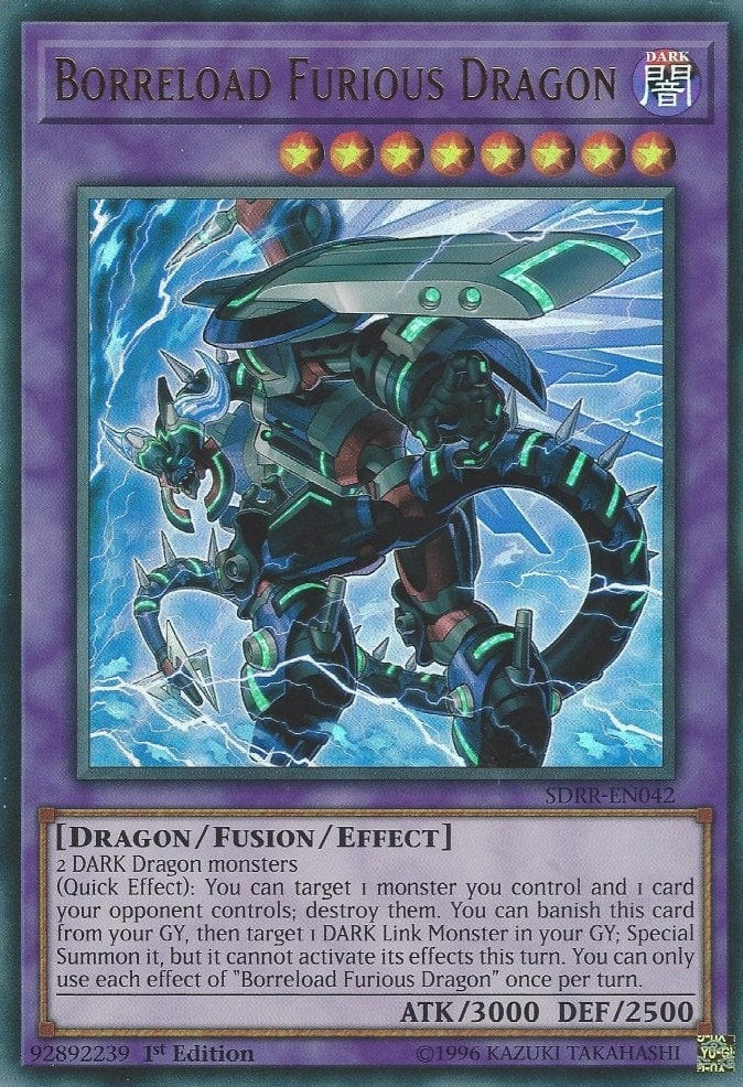 Image for Borreload Furious Dragon (SDRR-EN042) (SDRR) - YuGiOh