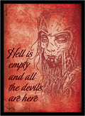 Image for Double Matte Art Sleeve - Hell Is Empty (50-Pack) - Card Sleeves