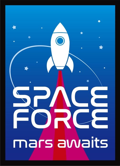 Image for Double Matte Art Sleeve - Space Force (50-Pack) - Card Sleeves