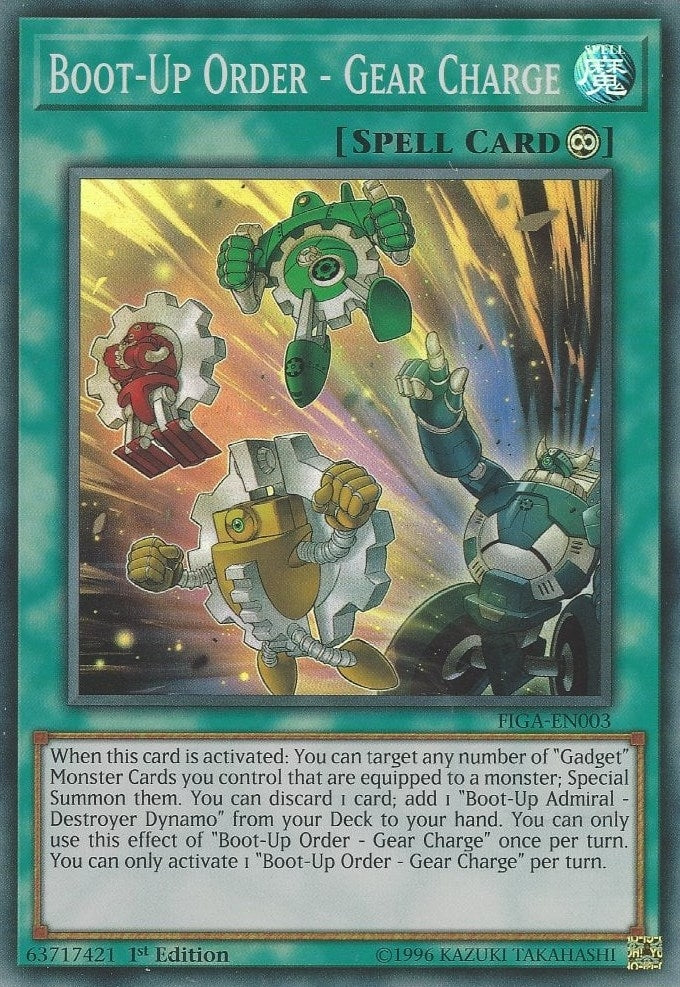 Image for Boot-Up Order - Gear Charge (FIGA-EN003) (FIGA) - YuGiOh