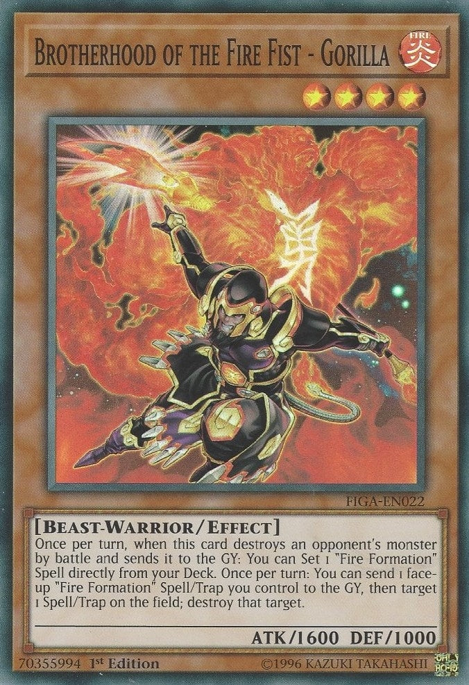 Image for Brotherhood of the Fire Fist - Gorilla (FIGA-EN022) (FIGA) - YuGiOh