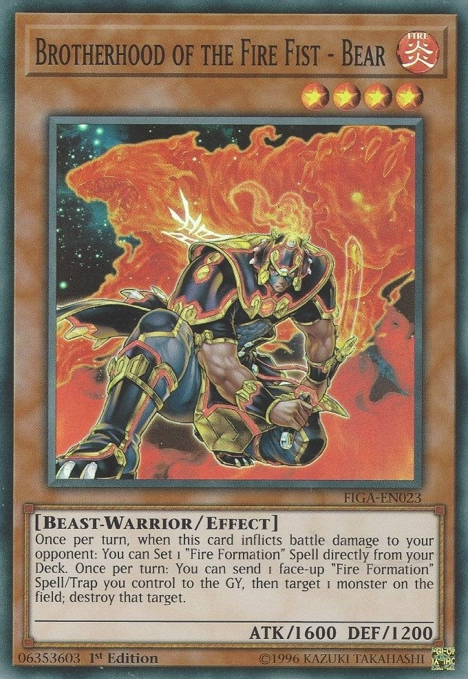 Image for Brotherhood of the Fire Fist - Bear (FIGA-EN023) (FIGA) - YuGiOh