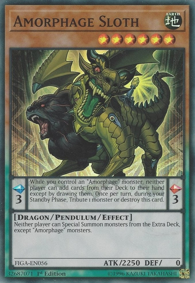 Image for Amorphage Sloth (FIGA-EN056) (FIGA) - YuGiOh