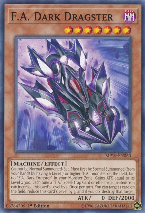 Image for F.A. Dark Dragster (MP19-EN060) (MP19) - YuGiOh