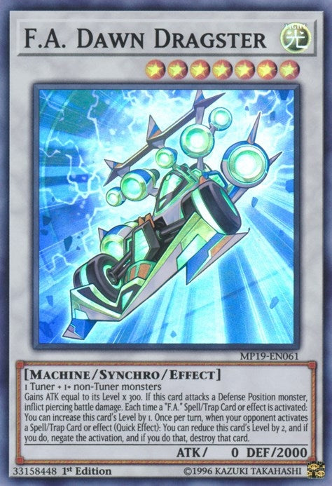 Image for F.A. Dawn Dragster (MP19-EN061) (MP19) - YuGiOh