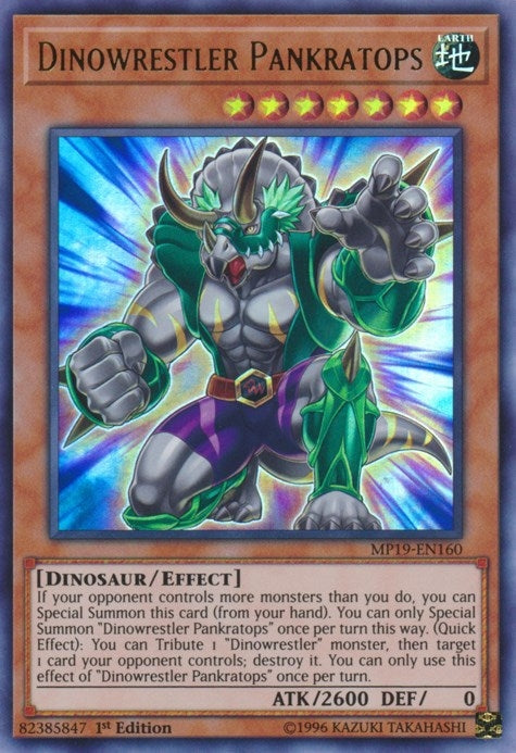 Image for Dinowrestler Pankratops (MP19-EN160) (MP19) - YuGiOh