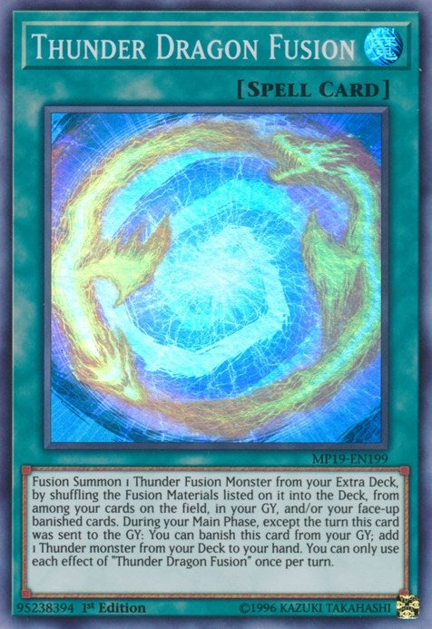Image for Thunder Dragon Fusion (MP19-EN199) (MP19) - YuGiOh