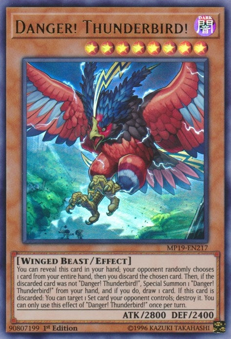 Image for Danger! Thunderbird! (MP19-EN217) (MP19) - YuGiOh