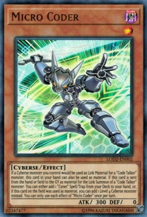 Image for Micro Coder (LOD2-EN002) (VDP) - YuGiOh