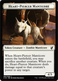 Image for Heart-Piercer Manticore // Dragon Double-Sided Token (7 // 12) (Commander 2019) - Magic: The Gathering