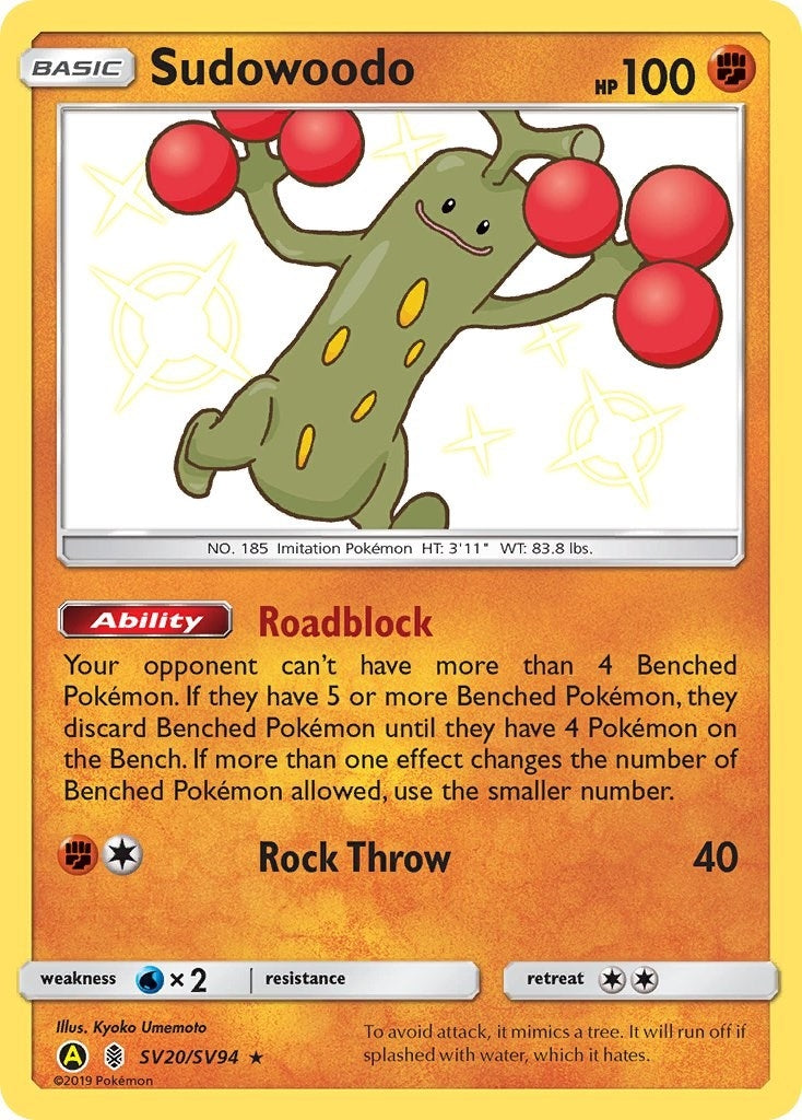 Image for Sudowoodo (SV20/SV94) (HIF:SV) - Pokemon