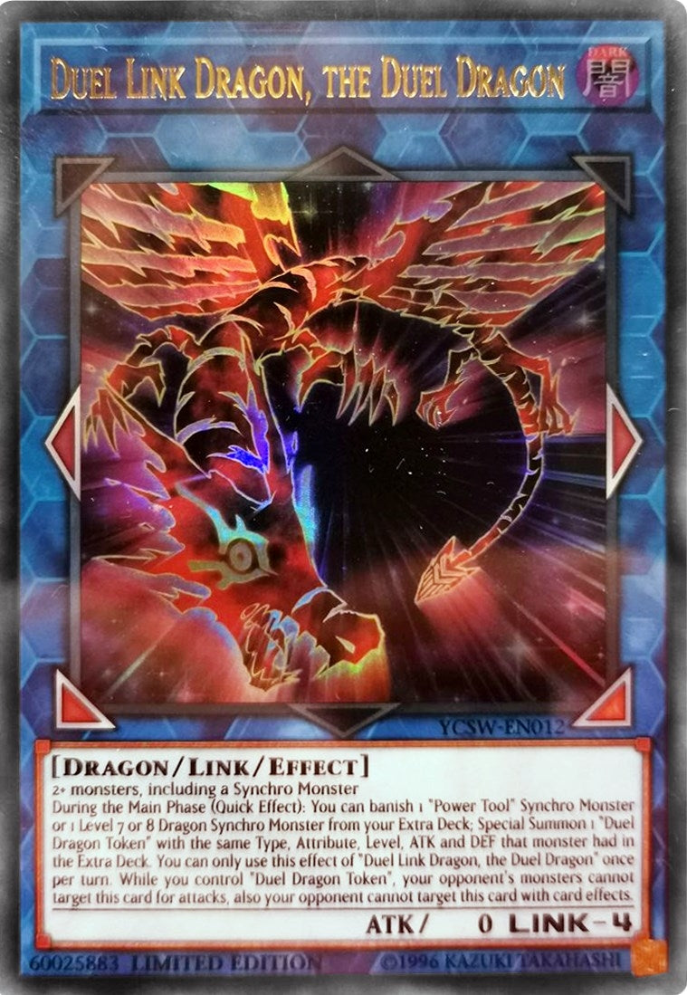 Image for Duel Link Dragon, the Duel Dragon (UR) (YCSW-EN012) (YCSW) - YuGiOh