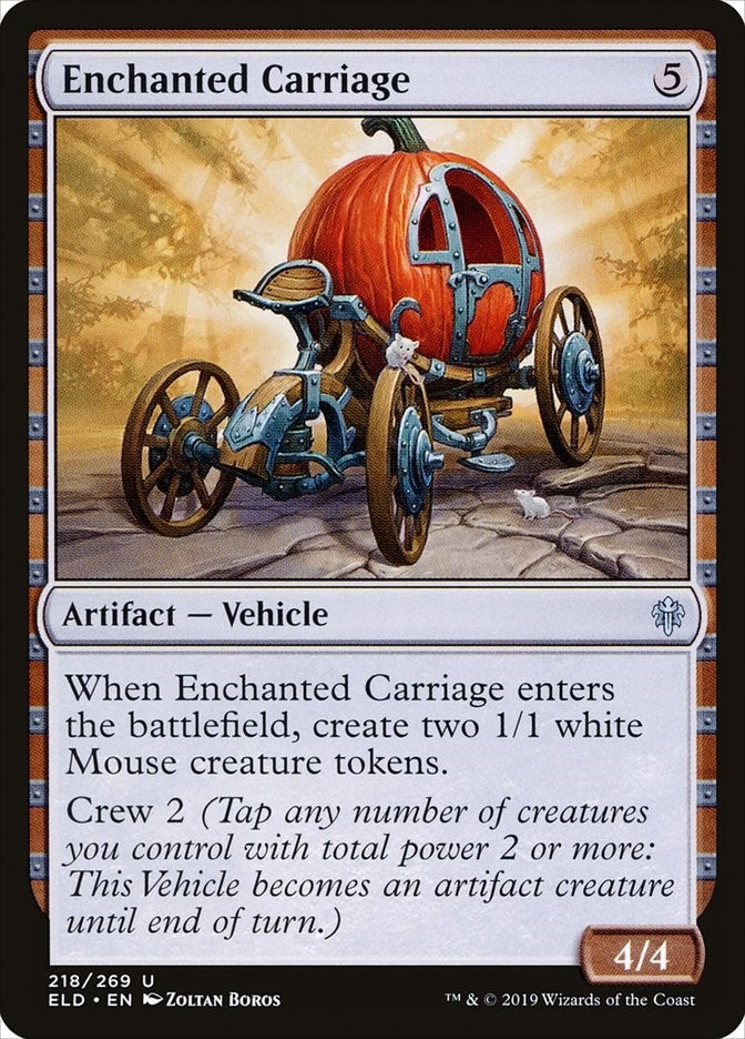 Image for Enchanted Carriage (218) (Throne of Eldraine) - Magic: The Gathering